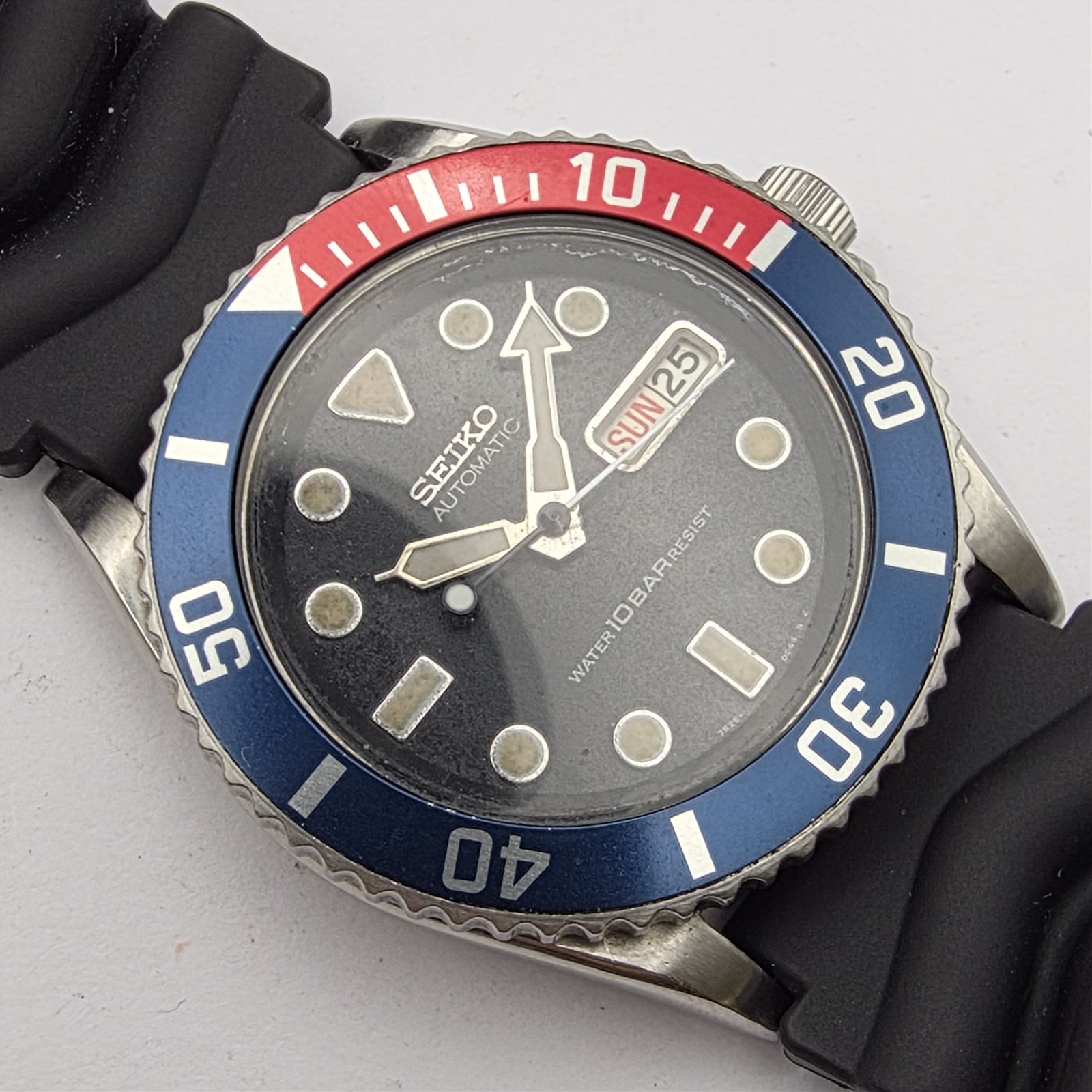 PROJECT TOFIX 00′ SEIKO POLISHED 7S26 0040 MENS AUTOMATIC 0d6403 DAY DATE WATCH