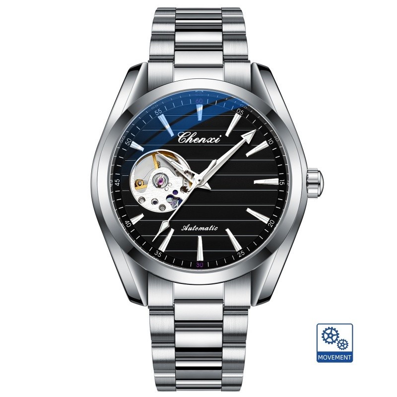 Men’s Automatic Mechanical Watch Classic Wristwatch business Self-winding Gift