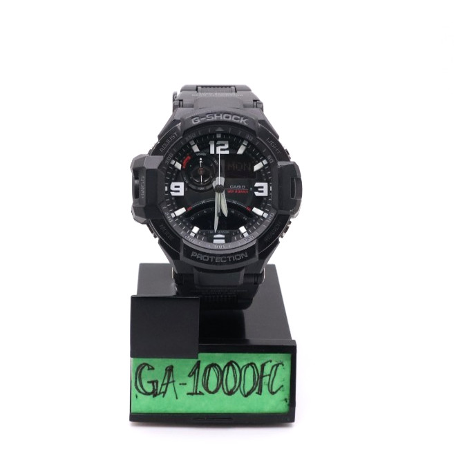 CASIO G-SHOCK GA-1000FC, “Gravitymaster” Metal and Plastic Bracelet