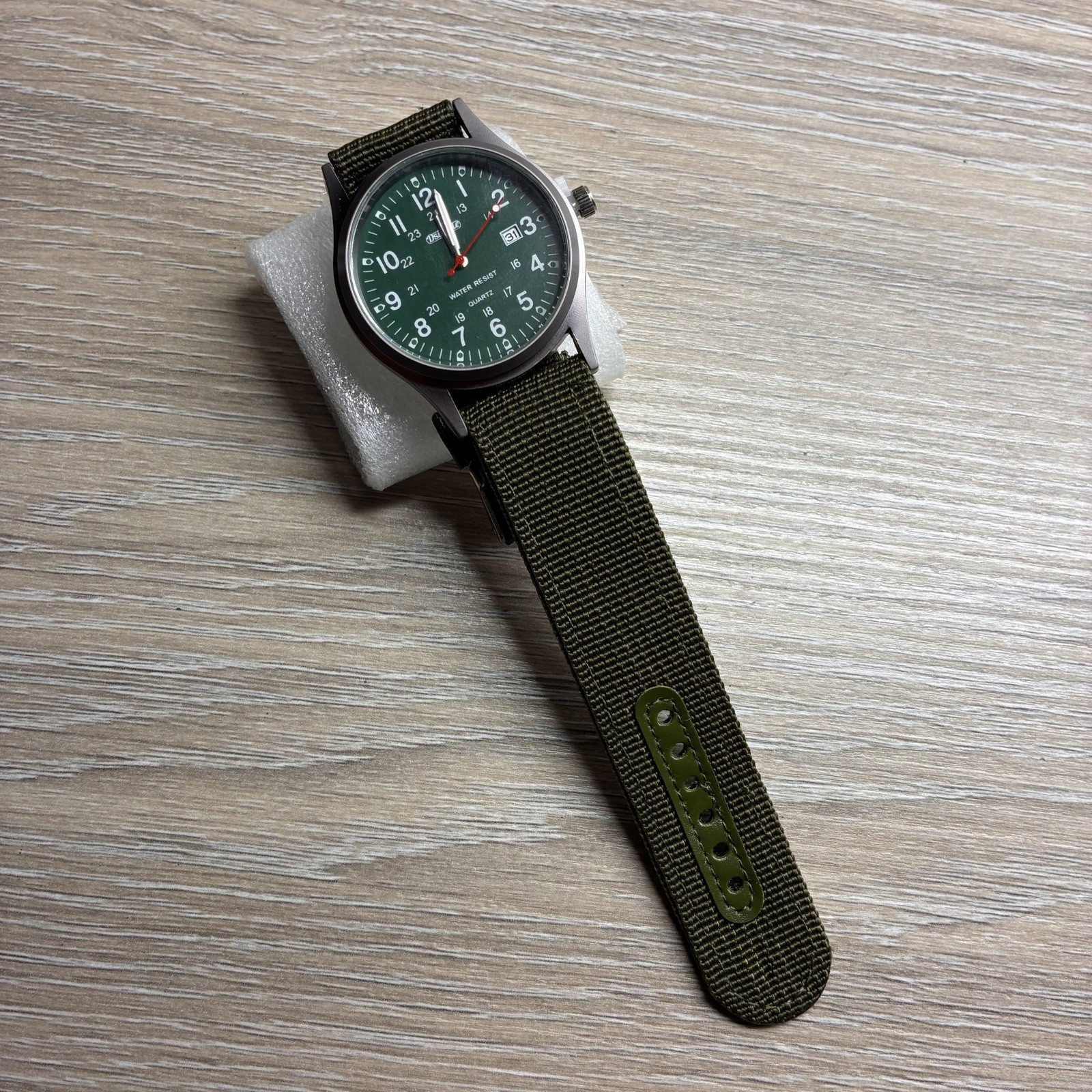 Mens Military Style Army Date Watch Quartz Wrist Watch nylon tactical type strap