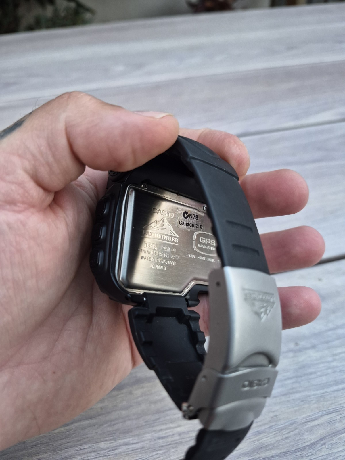 Vintage Casio Pathfinder Digital Watch PAT-1 GP-1 Module No. 1840 gps watch