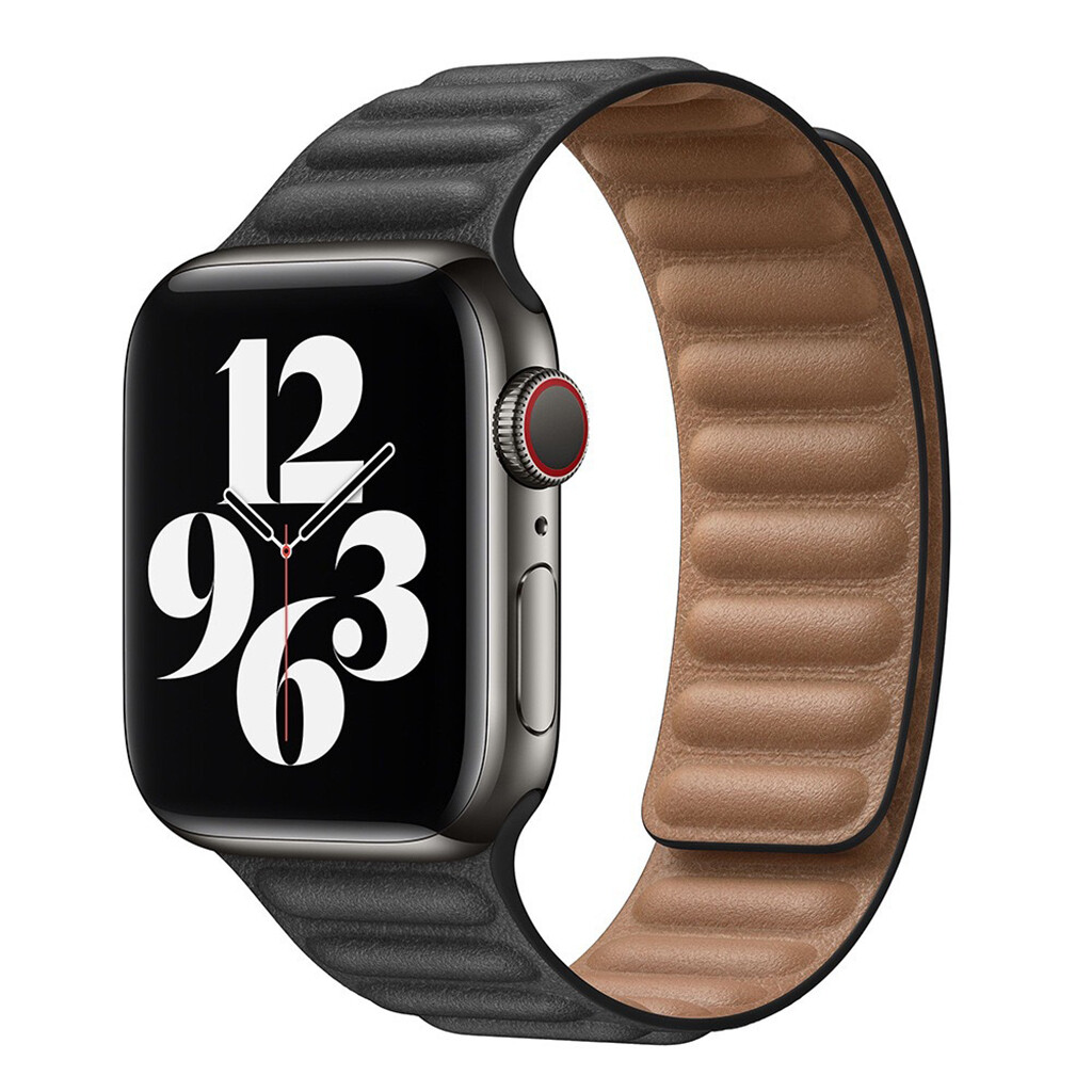 For AppleWatch Leather Link Magnetic Strap Band 38mm Ultra Series 11 9 8 7 6 5