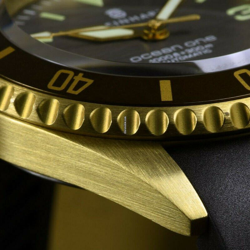 Steinhart Ocean One Bronze Brown Bezel Automatic Swiss Diver Watch 103-0573 Men