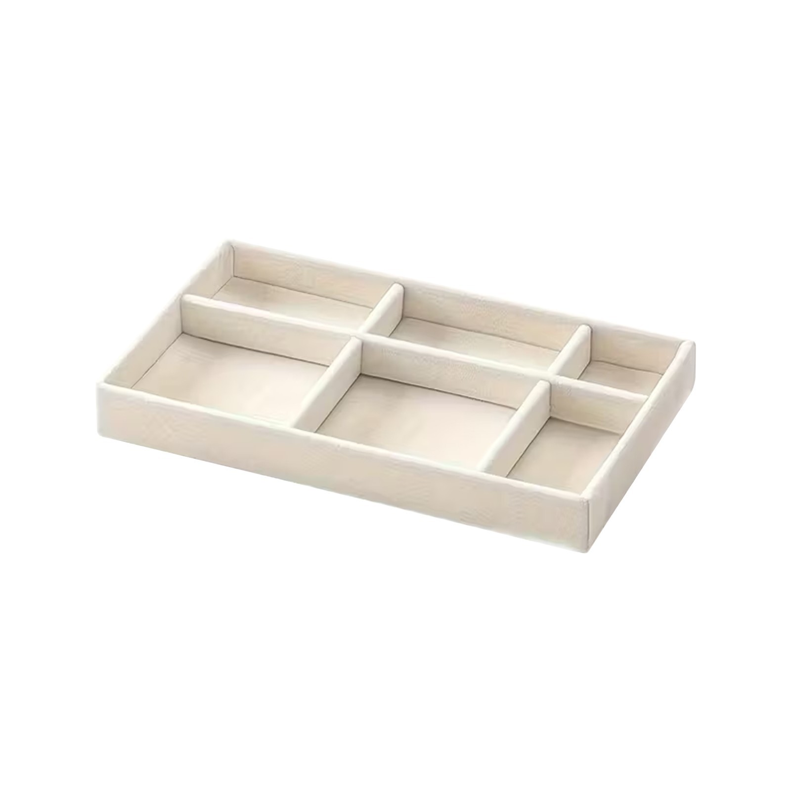 4Pc Jewelry Tray Set Drawer Organizer Stackable Ring Necklace Box