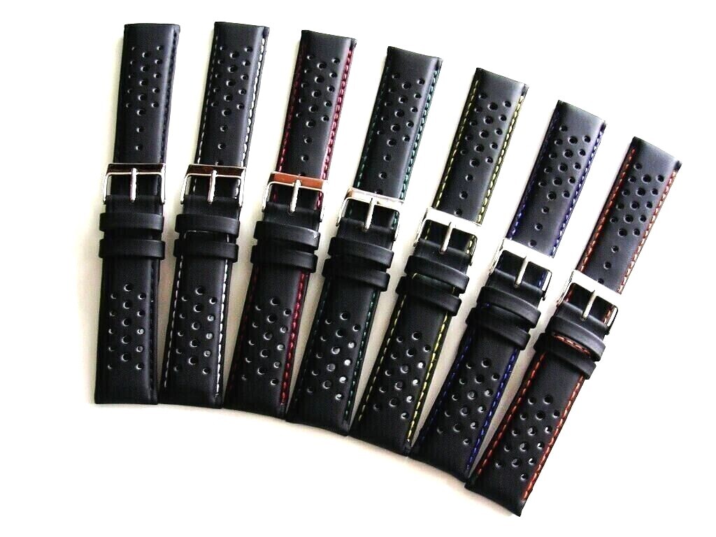 Silicon GT Rally Sport perforated Dive watchband strap water-resistant IW SUISSE