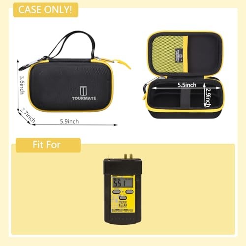 Innov Code Reader Hardtorage Case for 3145 S Black & Yellow Travel Case