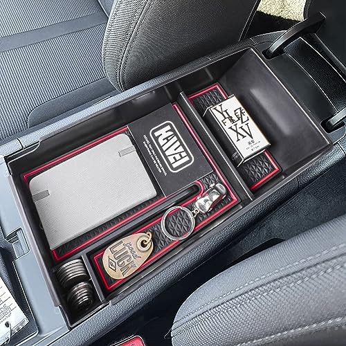 Center Console Organizer Compatible with 2021 2022 2023 2024 2025 2026 Kia red