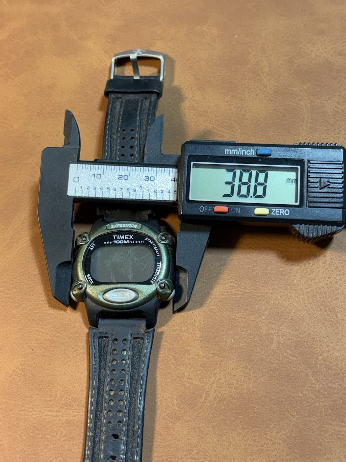 Vintage Timex Expedition Digital Men 866 Watch,WR100M,Untested,For Parts/Repair