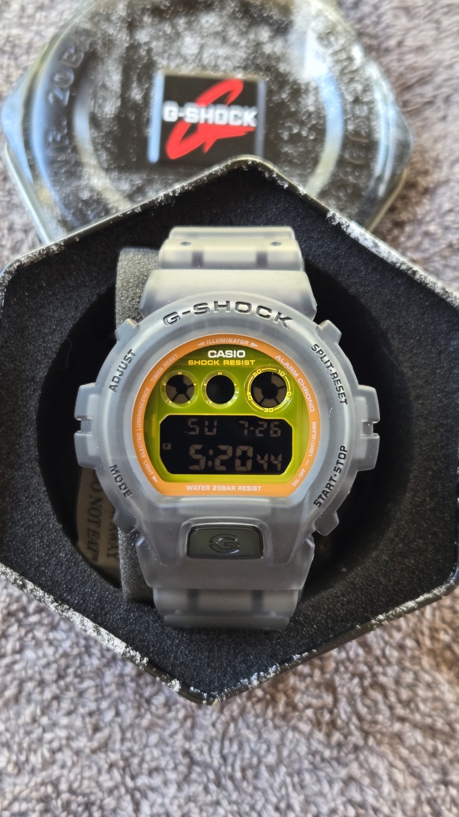Casio G-Shock DW-6900LS-2JF Unisex Skeleton Jelly Watch