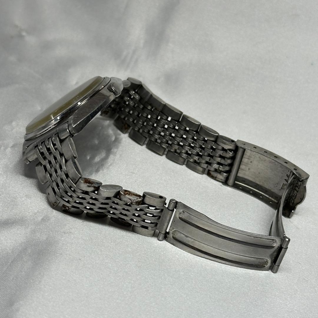 Seiko Lord Matic 5606-7010 Automatic Watch Silver Dial 1970s Used
