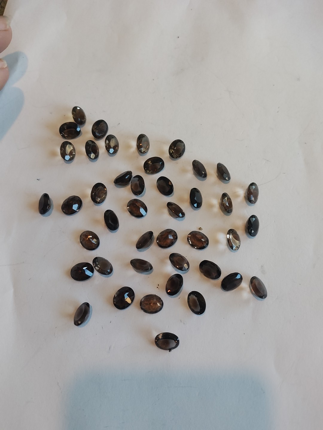 Faceted Smokey Quartz Calibrated 100cts Good Quality And Cuts 8x10mm