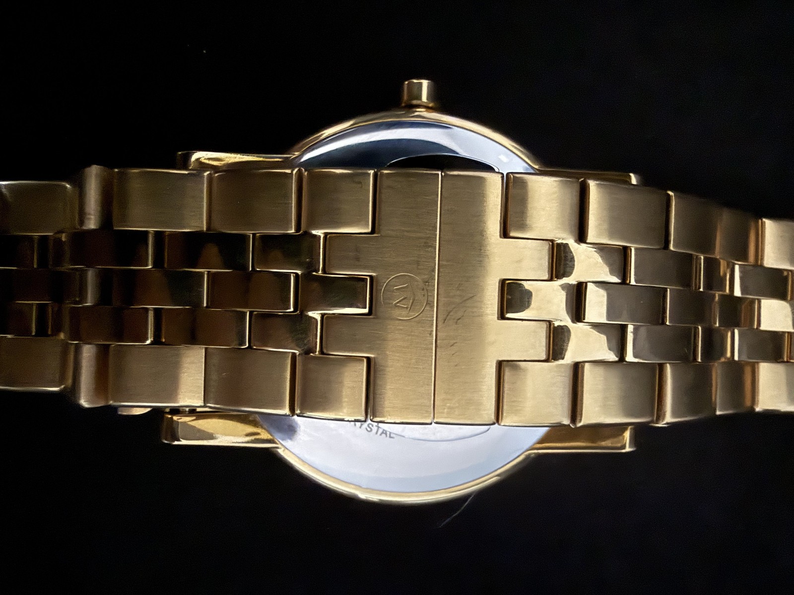 Movado Museum Classic Diamond Dial Gold-Tone Steel Men’s Watch 0607625