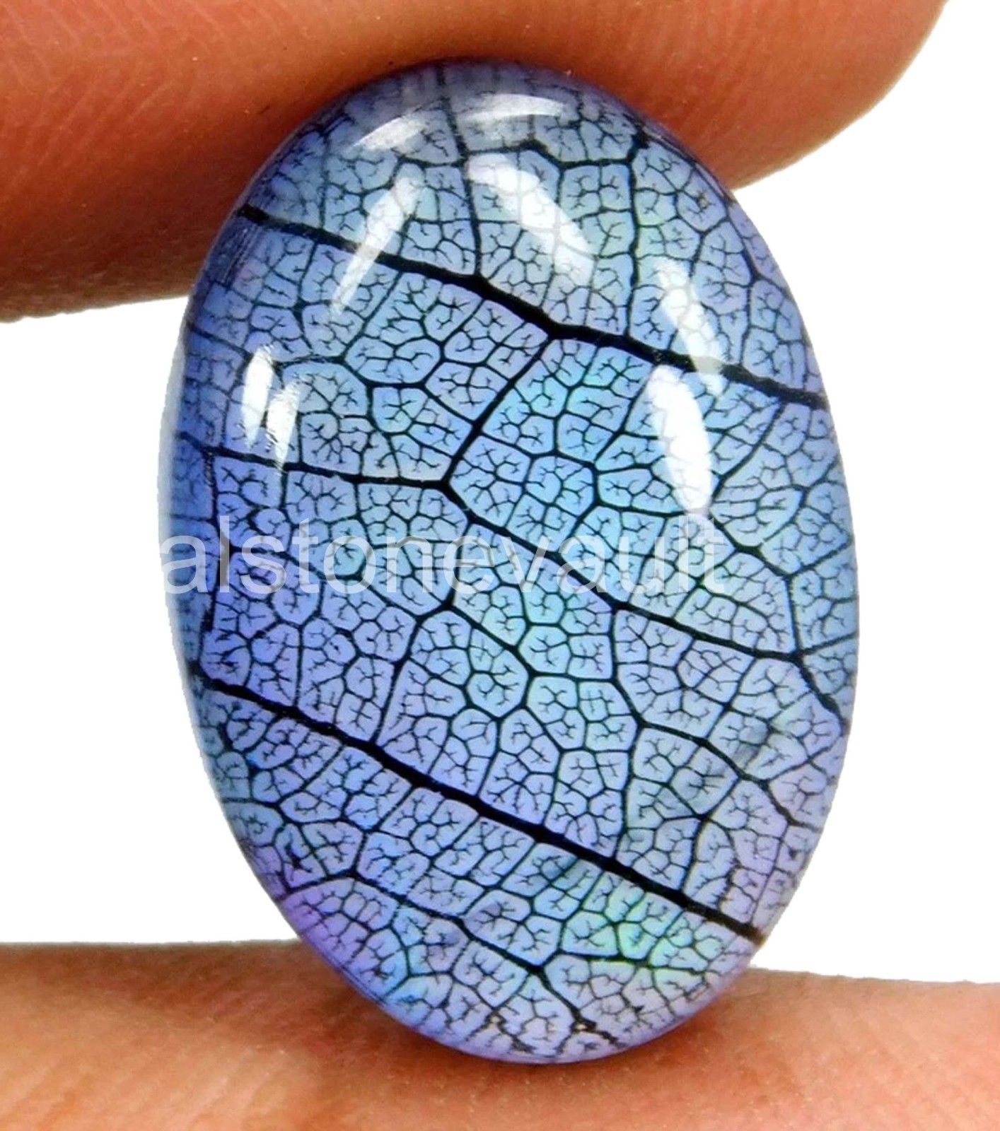 Natural Aurora Blue Fire Opal Doublet 8.95 Ct Certified Rainbow Color GemS D25