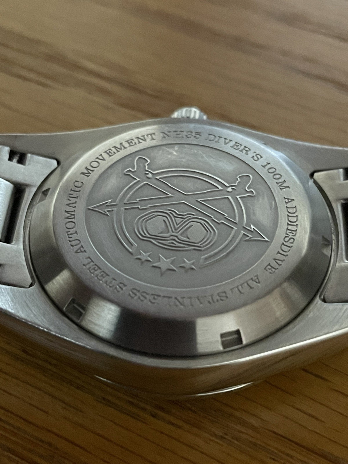 Addiesdive 39mm Automatic Watch Diver’s 100M NH35 (AD2038) Pre-Owned USA SELLER