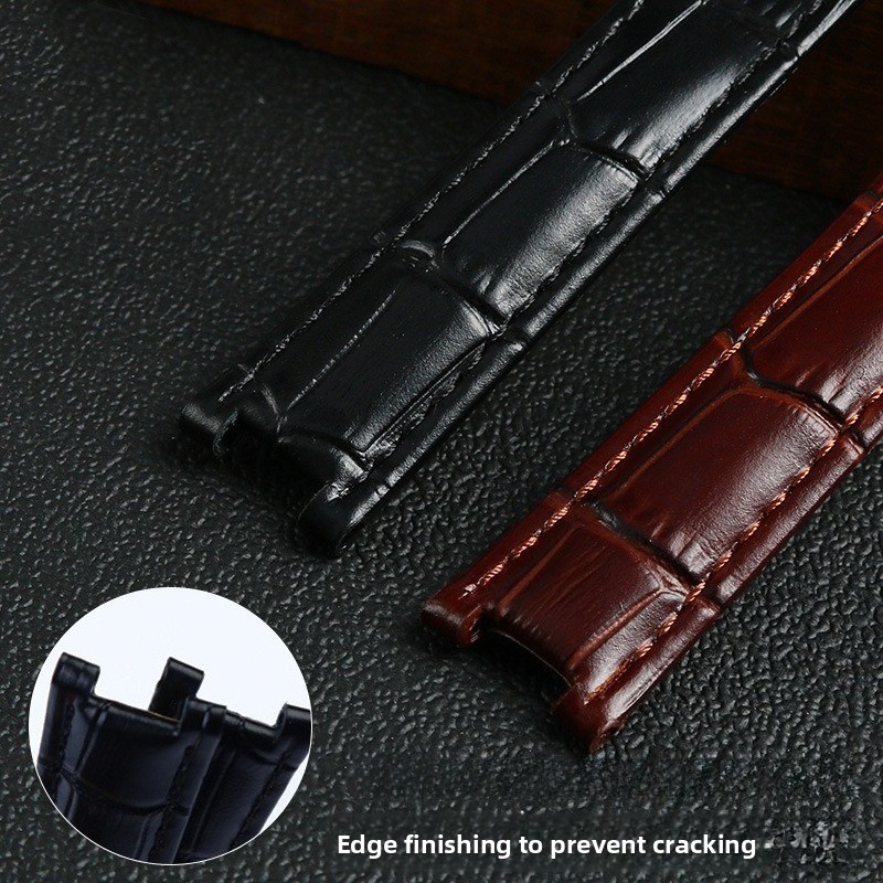 For Cartier Pasha Quality Genuine Leather Watch Band Straps Mens 18 20 21mm
