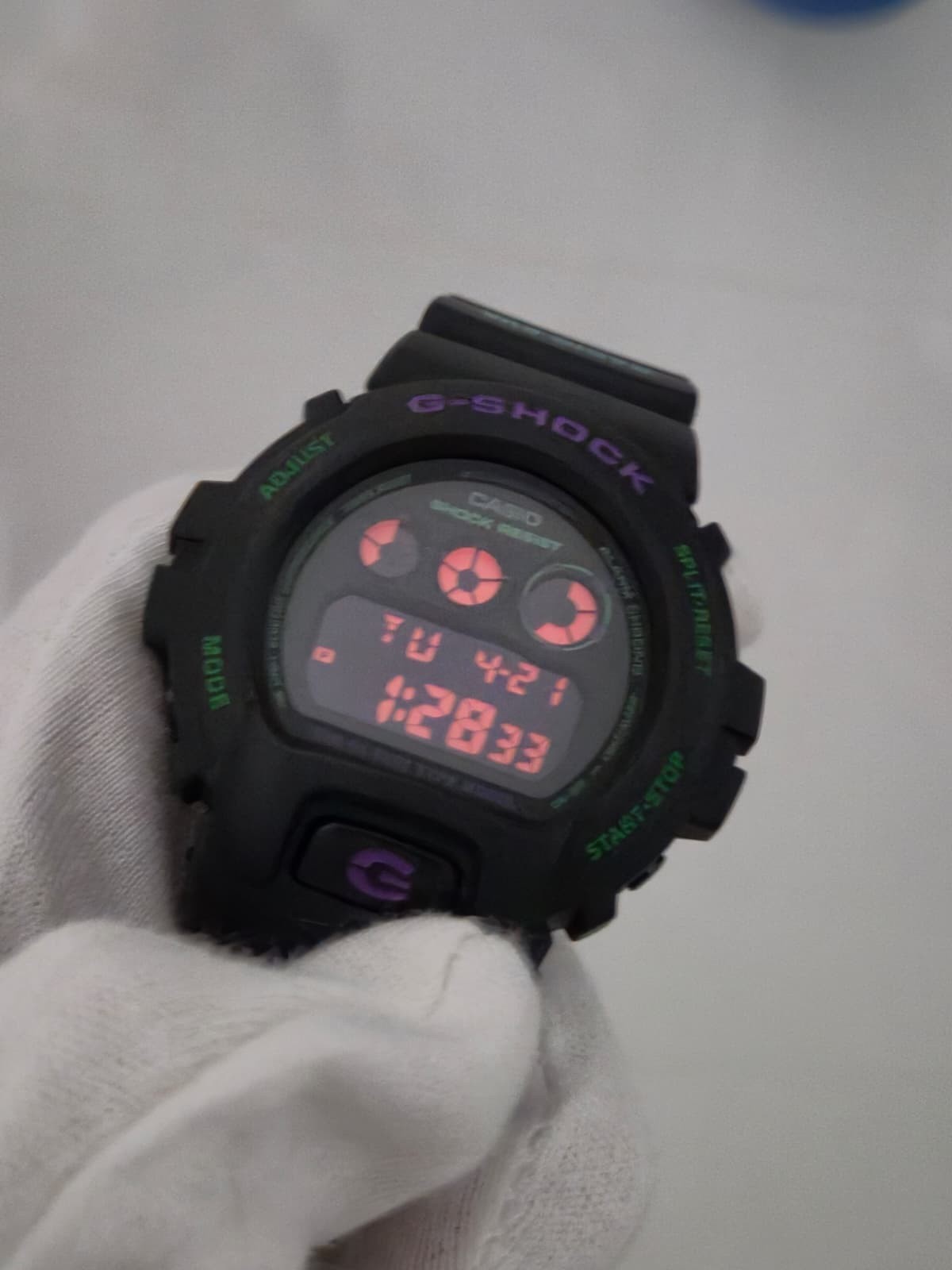 Casio G-Shock DW-6900 x RADIO EVA Unit 01 Neon Genesis Evangelion