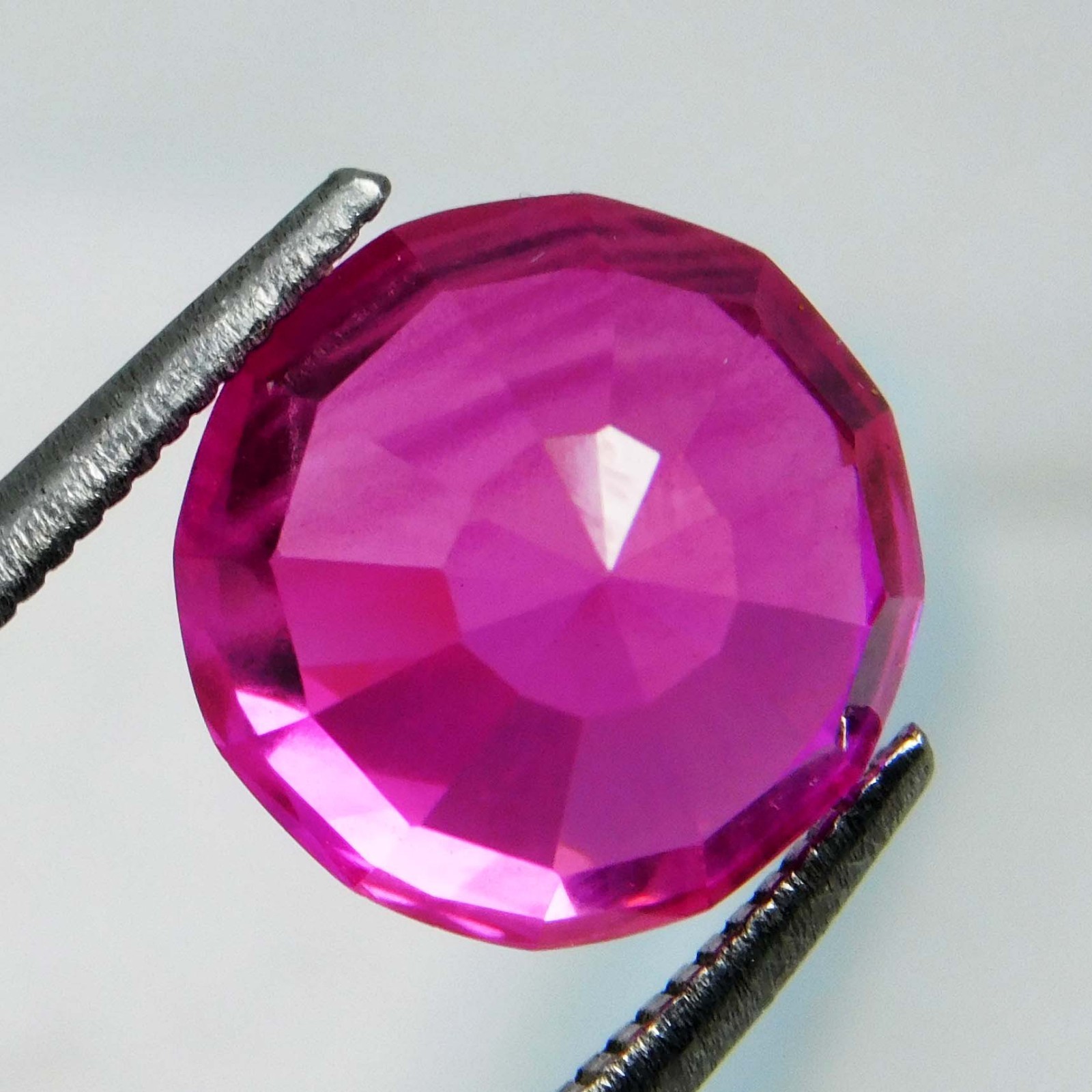 Certified 7.60 Ct Natural Mogok Pink Tourmaline Round Cut Loose Gemstone