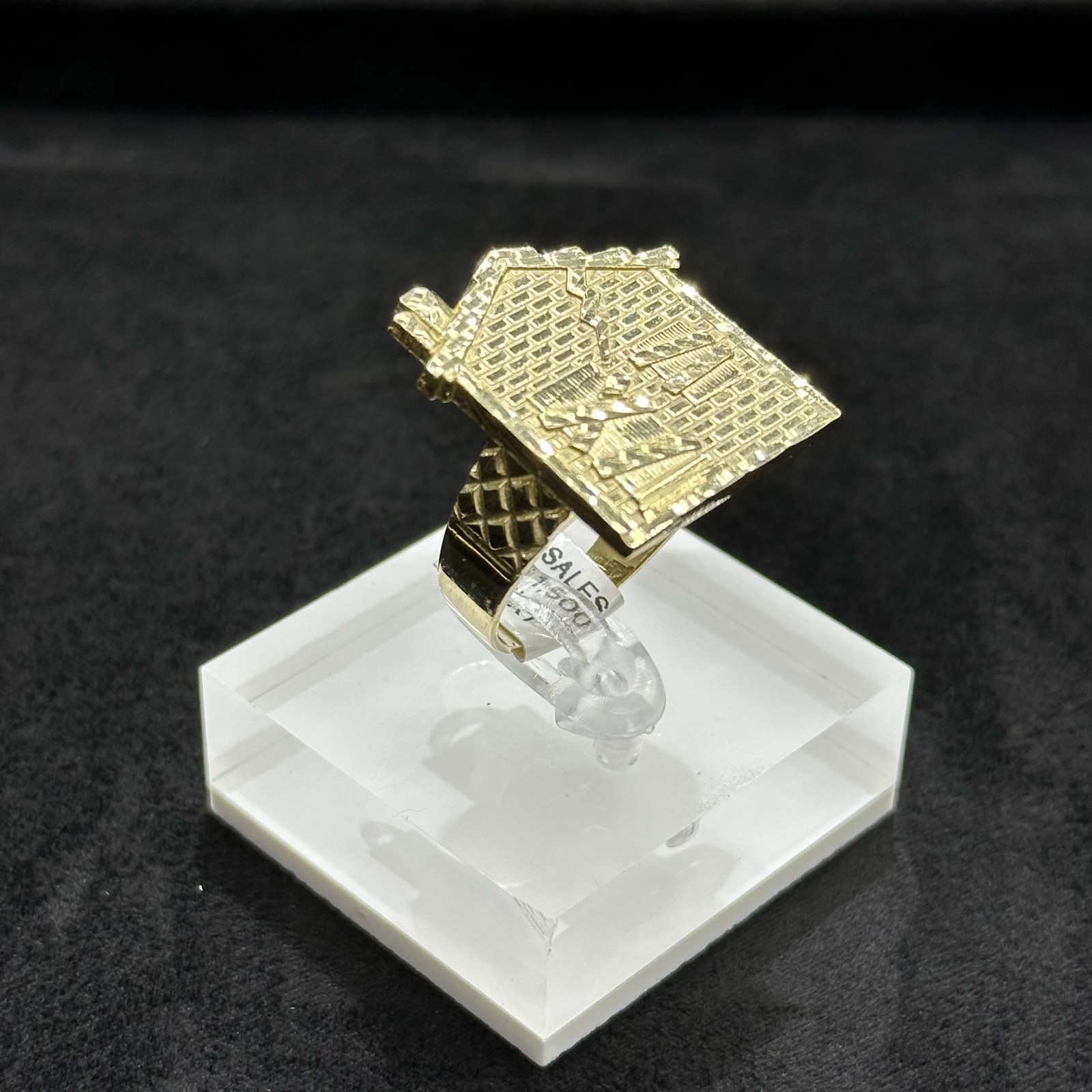 Trap House 10k Gold Ring ANY SIZE