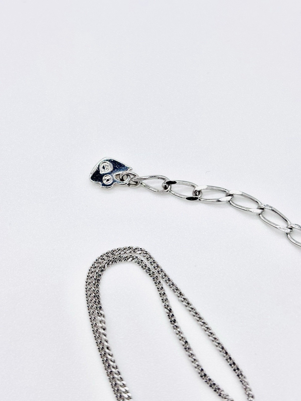 Sublima Rhodium-Plated & Swarovski Crystal Crescent Moon Pendant Necklace