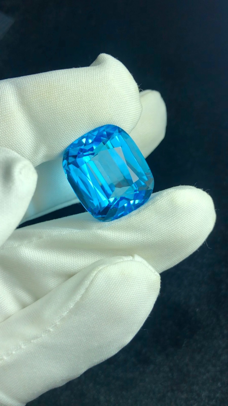 38Carat High Quality Swiss Blue Topaz Losse Gemstone Loup Clean Grade From @Afri