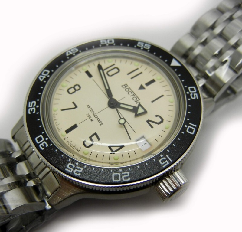 Vostok Amphibia 720070 Watch Antarctica Diver Mechanical Automatic US SELLER