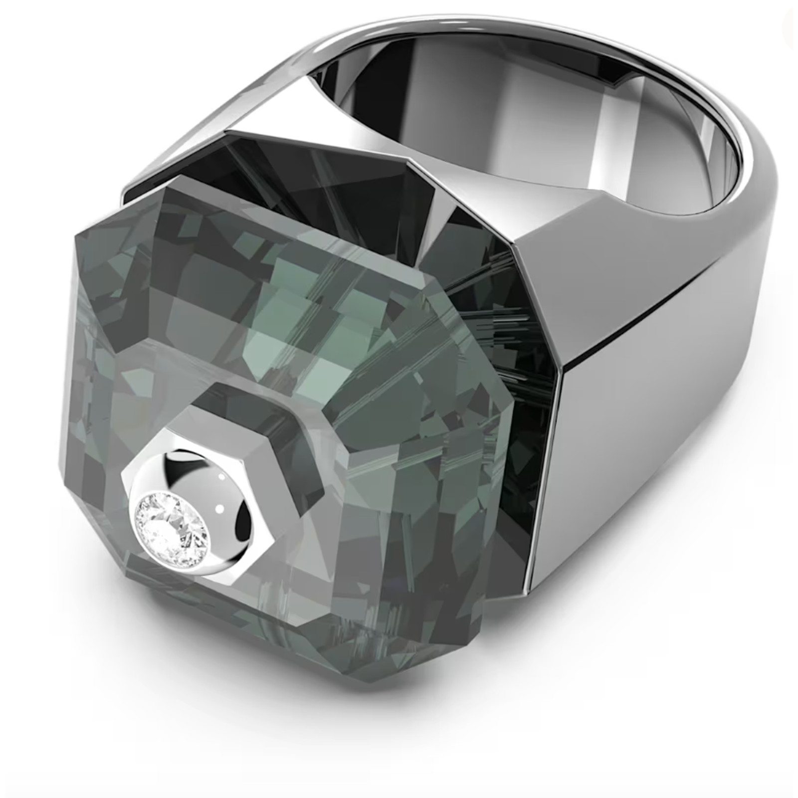 Swarovski Numina cocktail ring Octagon cut, Black, EUR 62 / 9.5 USA