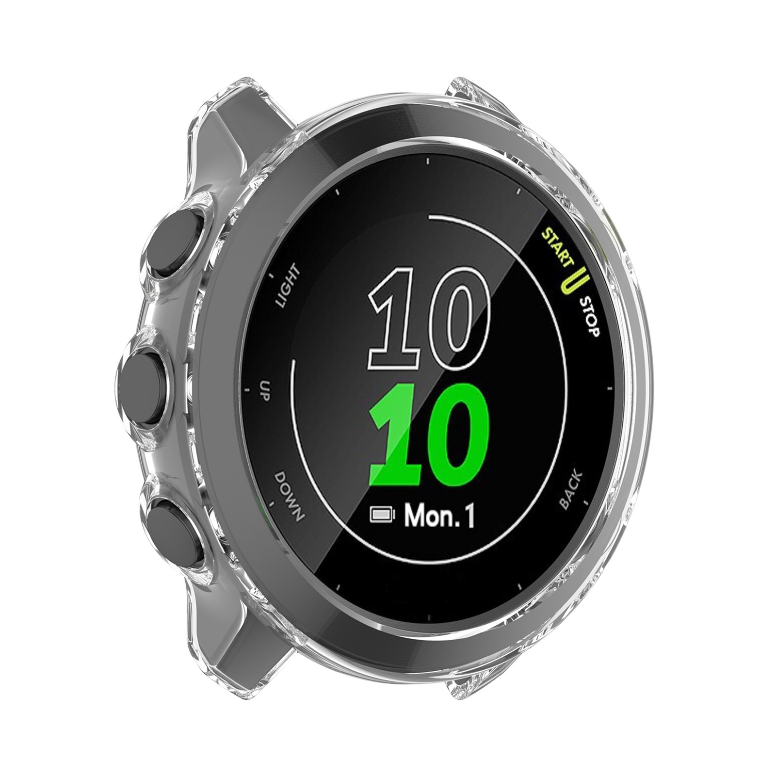 TPU Hollow Half-inclusive Protective Cover Shell for Garmin Forerunner 55/158