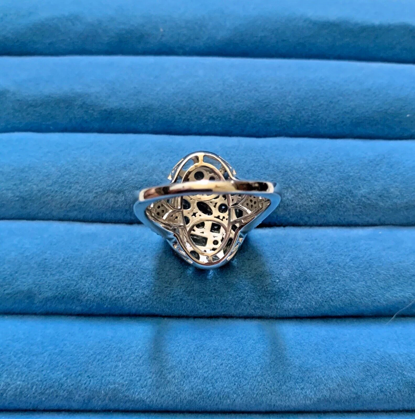 Premium Golden Imperial Topaz, White Zircon Ring – Size 10 (4.90 ctw.)