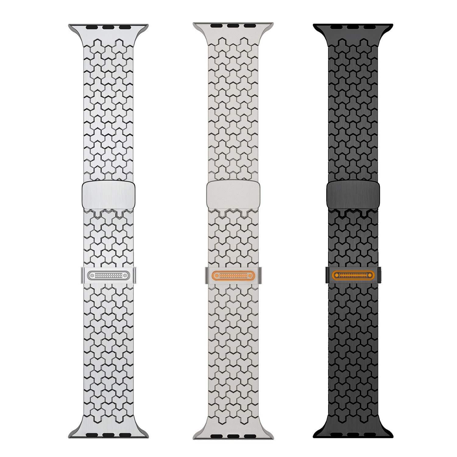 Magnetic Stainless Steel Bracelet Band for Apple Watch Ultra 3 2 1 49mm S11 10 9