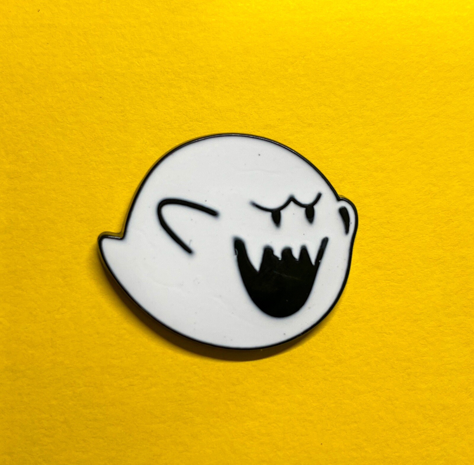 Super Mario Bros Boo Pin Lapel Snes Nes Retro Video Games Ghost Koopa