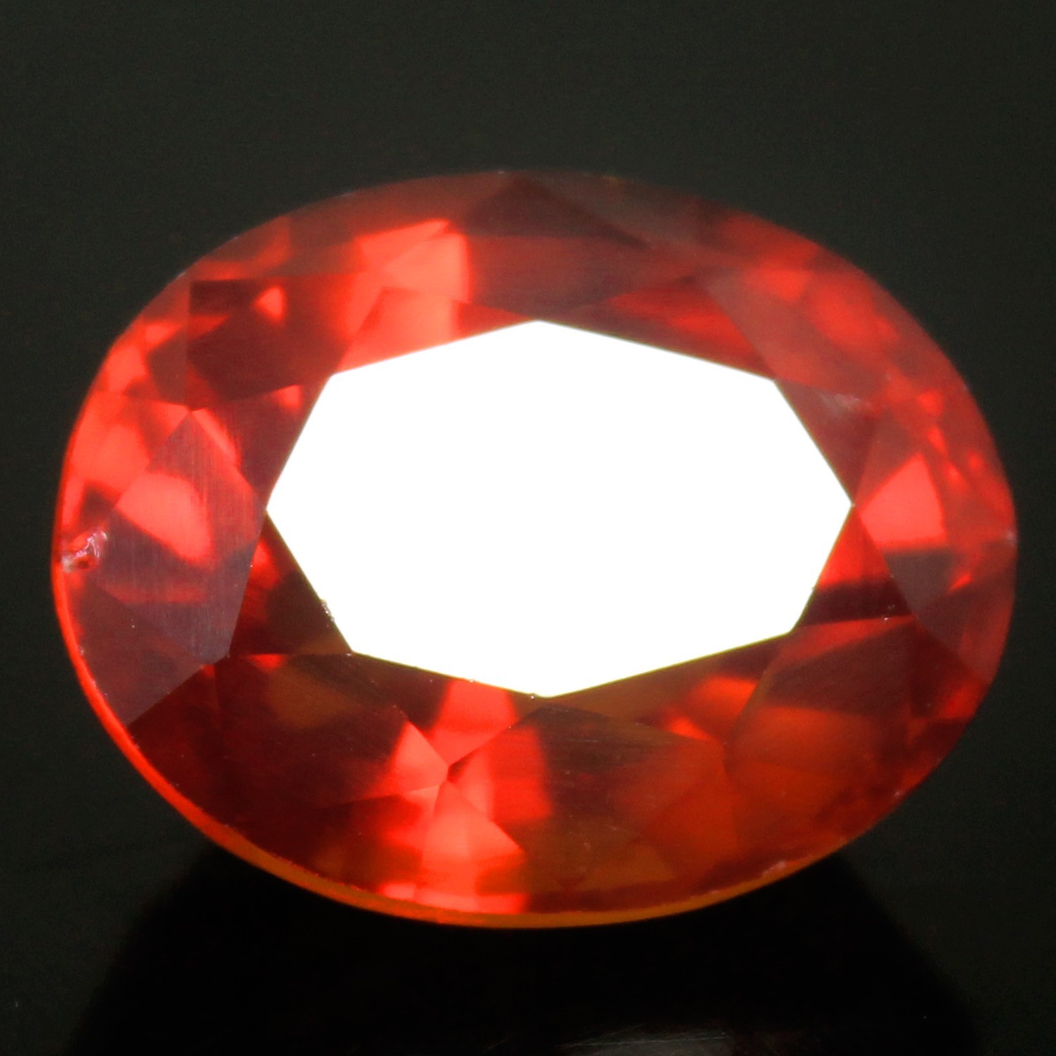Natural 15.2 Ct Certified Ceylon Padparadscha Sapphire 16×12 MM Oval Gemstone