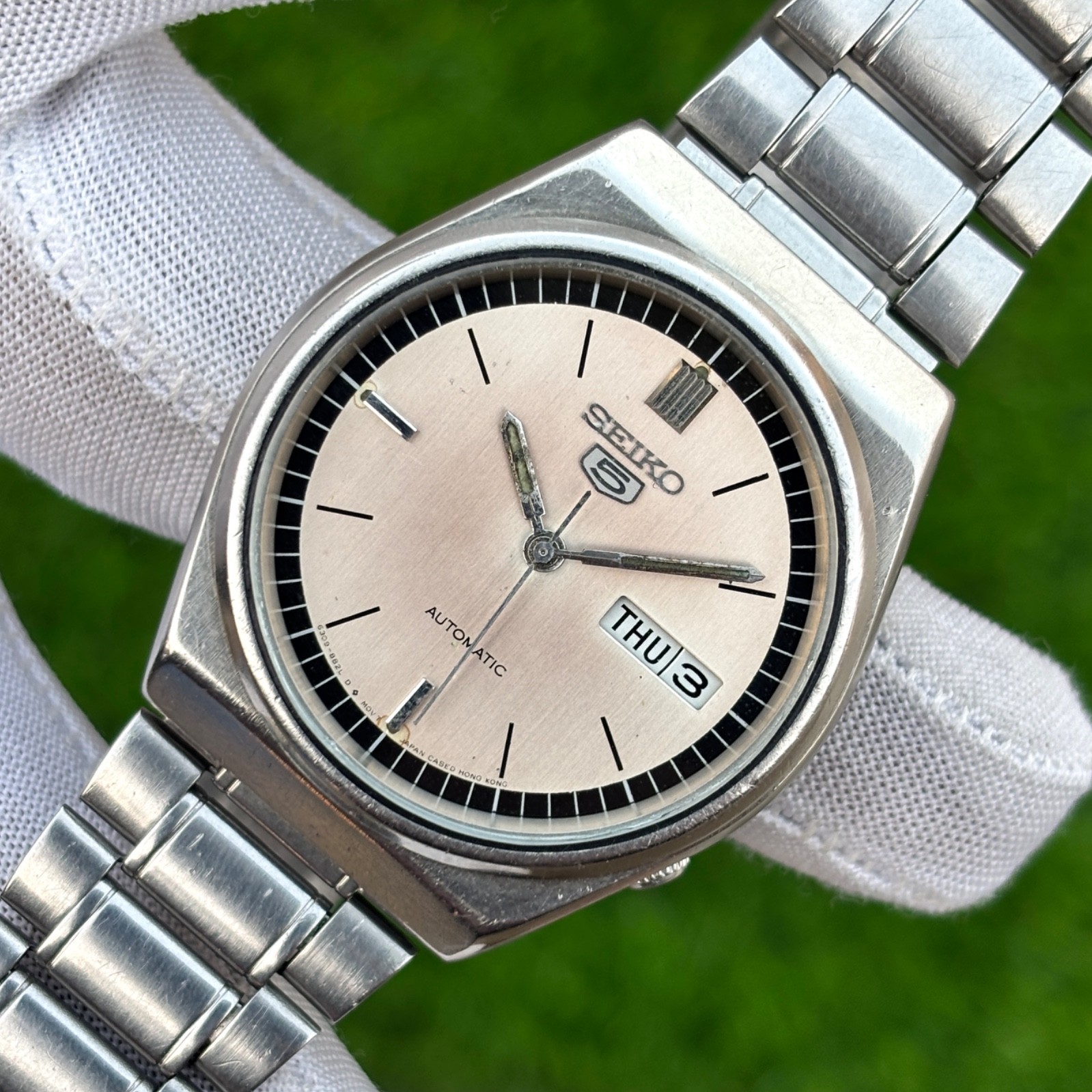 Vintage Seiko 5 Dress Formal Automatic Japan Made Men’s Watch 6309-8810