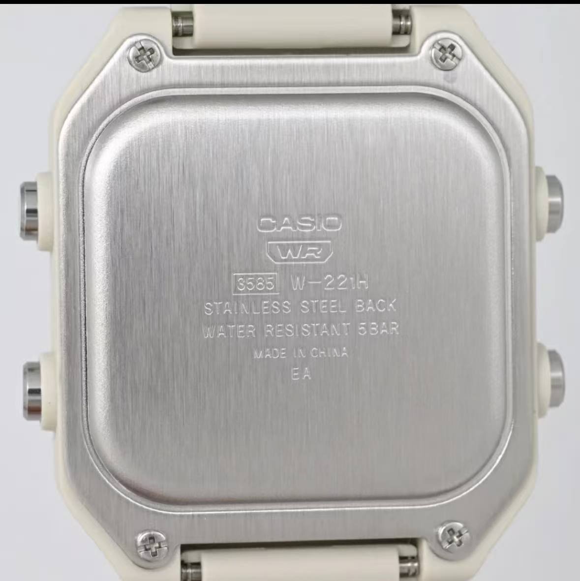 CASIO Collection W-221H-8AJF 5-Bar Water Resistance 10-Year BattWorld Time ,