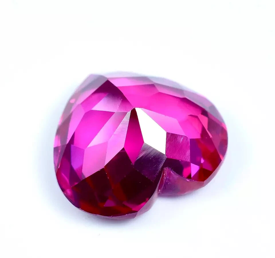 39 Ct Natural Pink Sapphire Heart Cut Certified Loose Stunning Gemstone