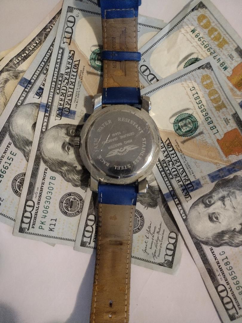 King Master Genuine Diamond LUXURY WATCH
