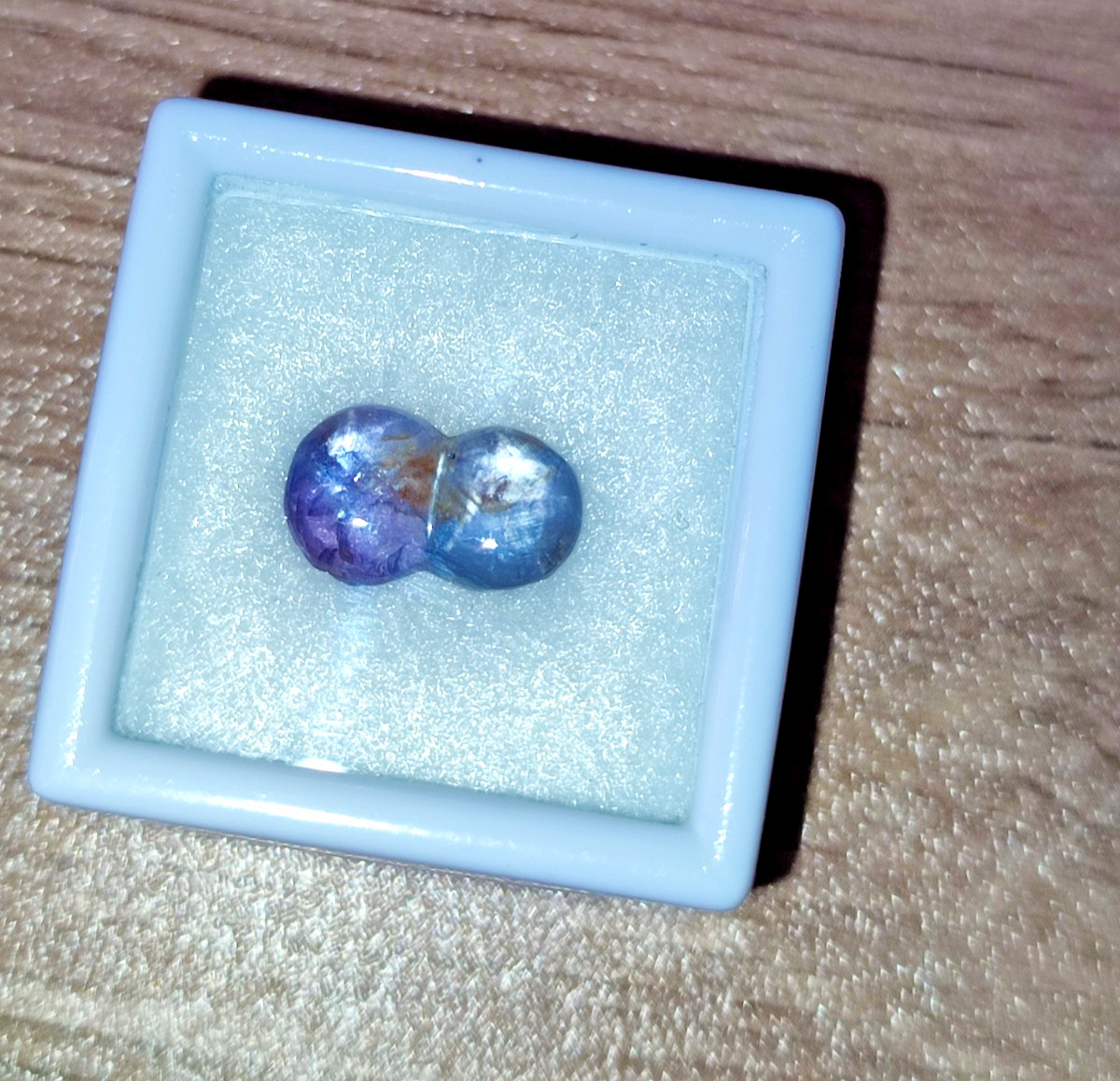 Natural Star Sapphire 2.80ct Two-Tone Purple gray | Unique Shape | Unheated
