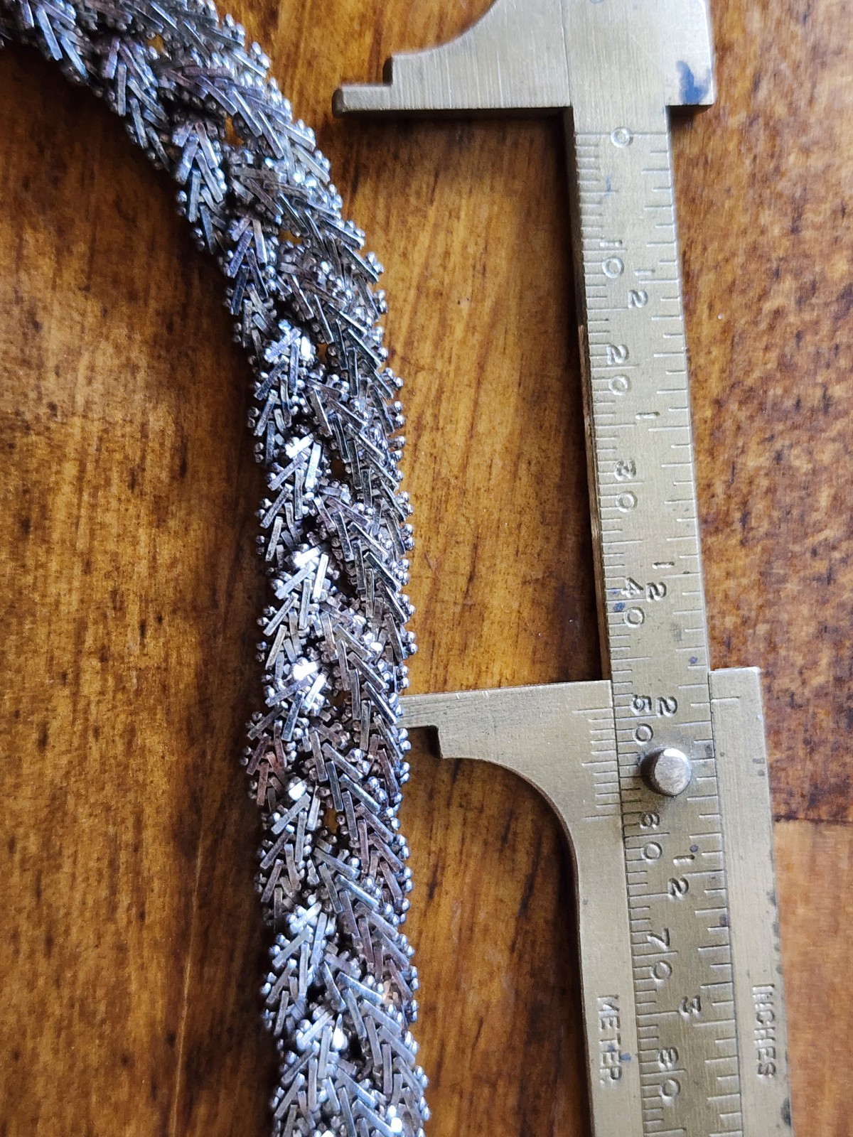 Vintage Braided Mexican PREMEX MP76 Sterling Silver 925 Heavy 106gr Necklace