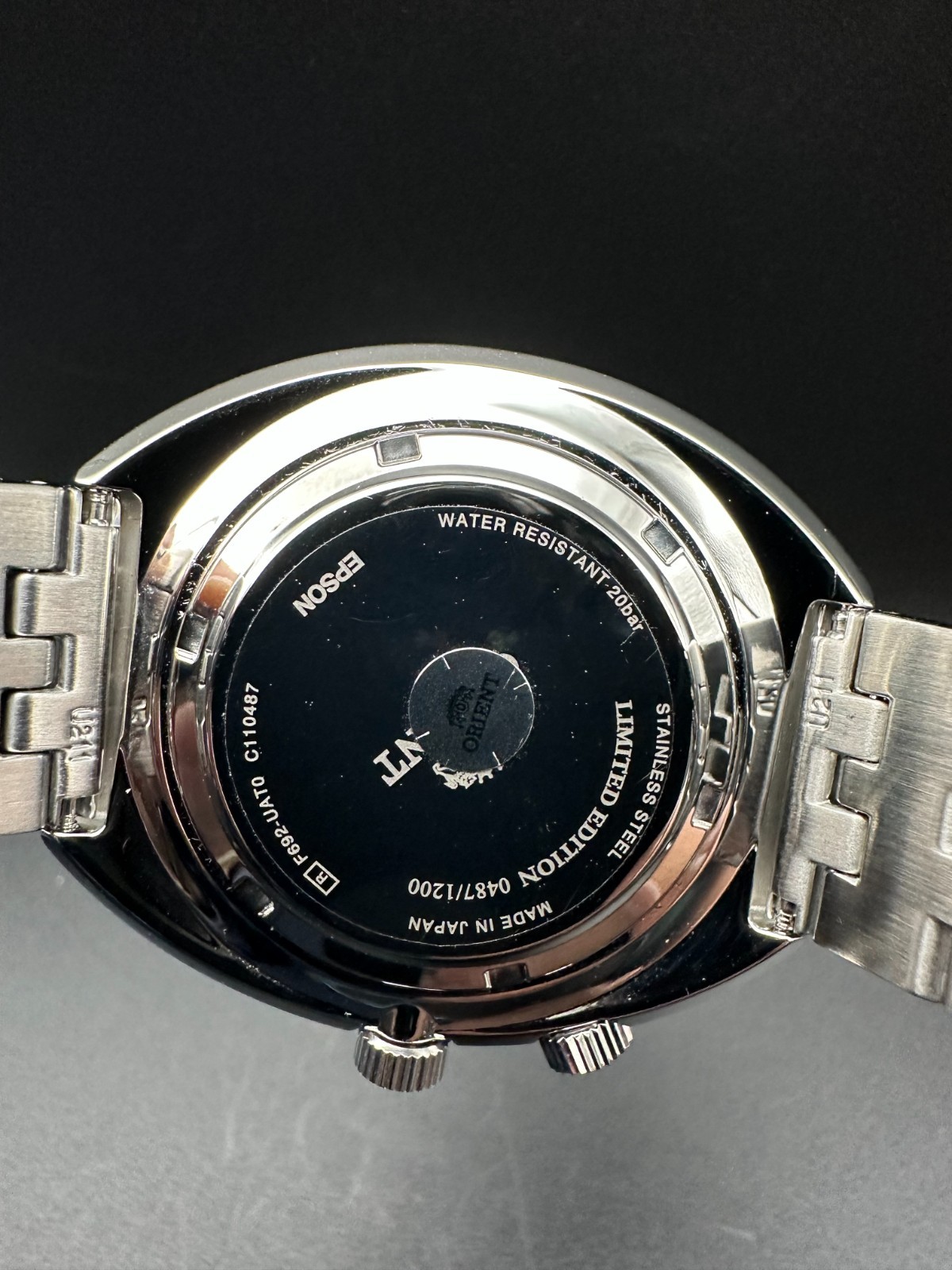 RARE Orient World Map Revival 44mm Automatic LE 487/1200 Men Watch RA-AA0E04Y09B