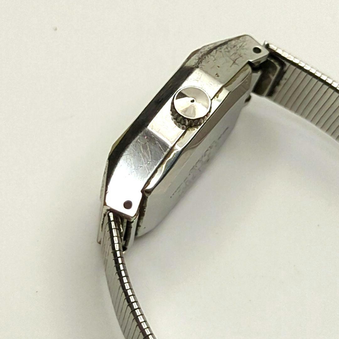 Working condition SEIKO ladies’ manual winding watch, cut glass, octagon sha