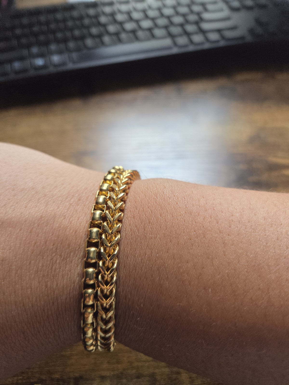Mens stainless steel bracelet