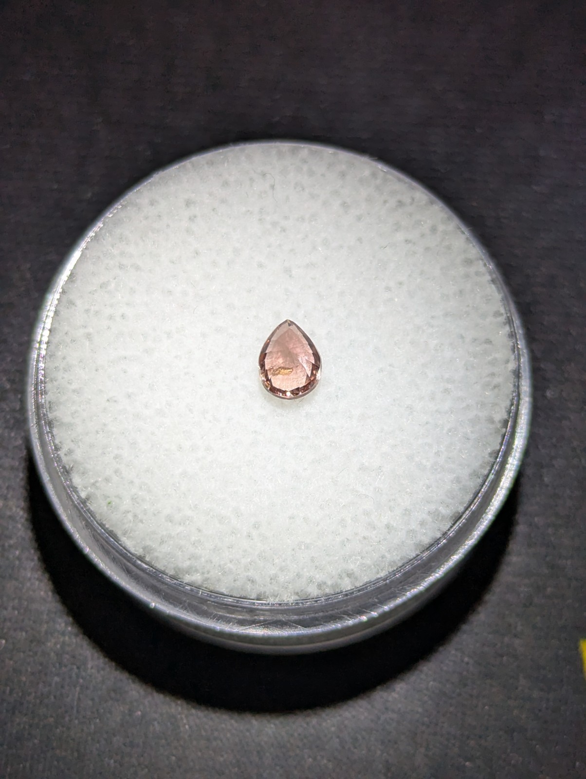0.36ct Natural Pinkish Purple Sapphire Pear 4.7×3.5mm Songea Unheated Loose Gem