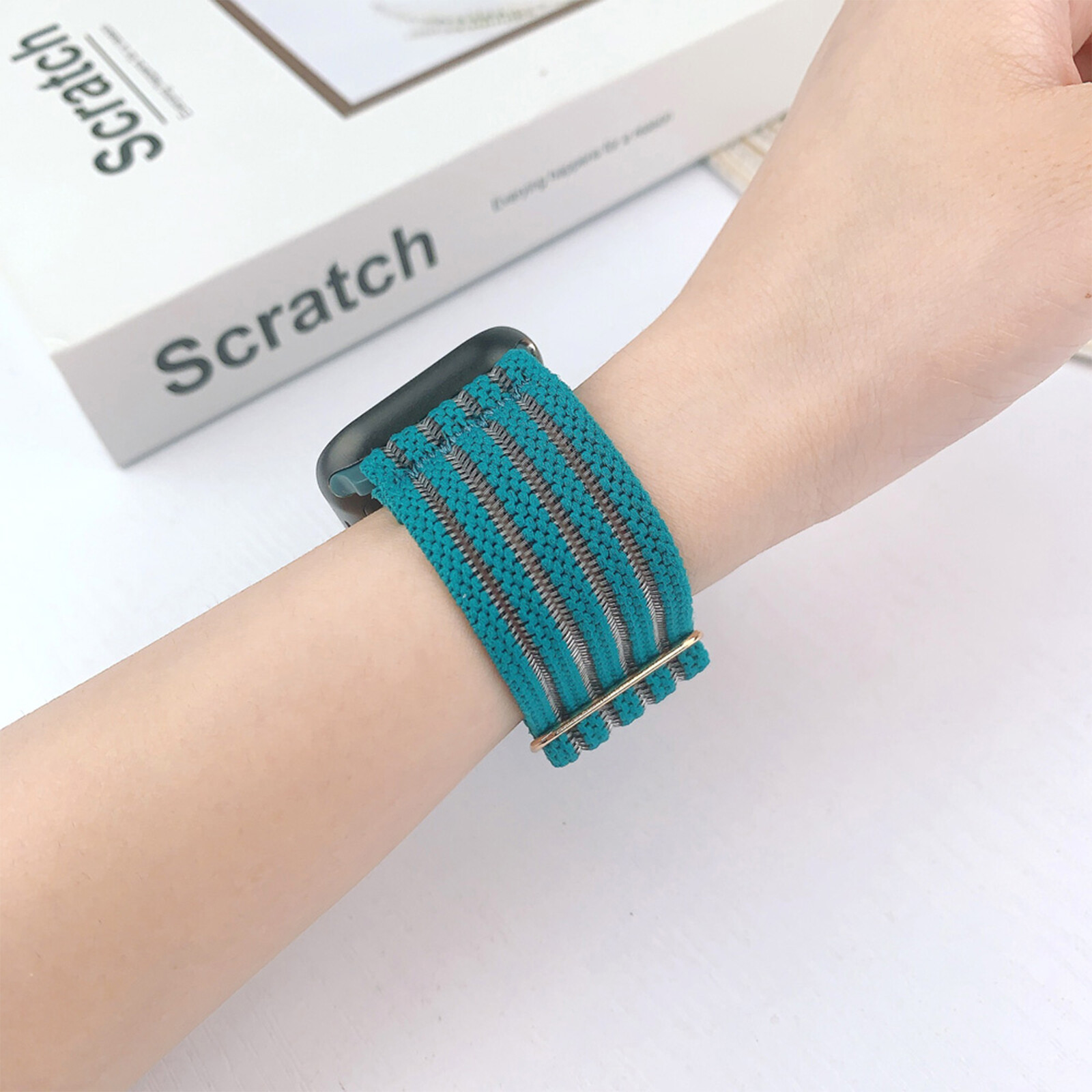 Nylon Mesh Watch Band For Apple iWatch Series 9 8 7 6 5 4 3 2 1 SE Ultra Ultra 2