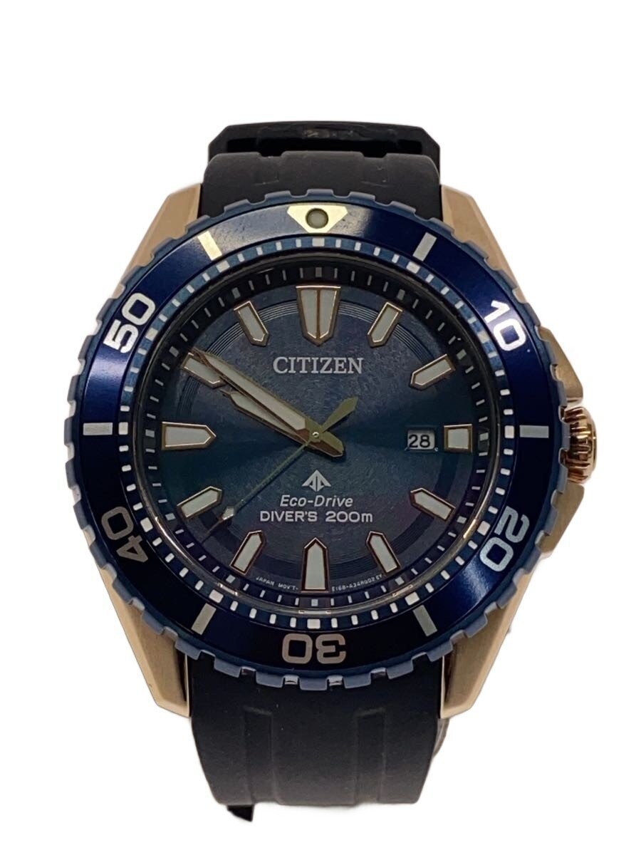 CITIZEN Solar Watch / Analog / Rubber /NVY/BLK/E168-003FR08//