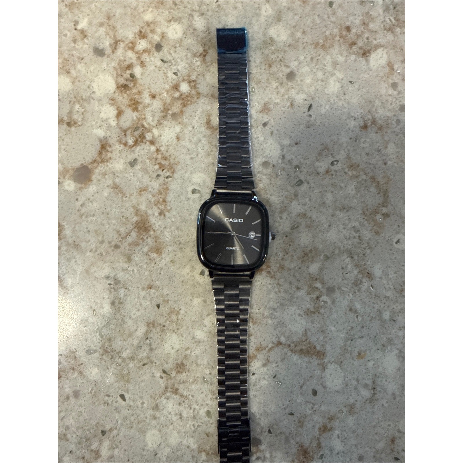 Casio Old Money Classic Quartz Watch Black Stainless Steel A168 3298 Boxed
