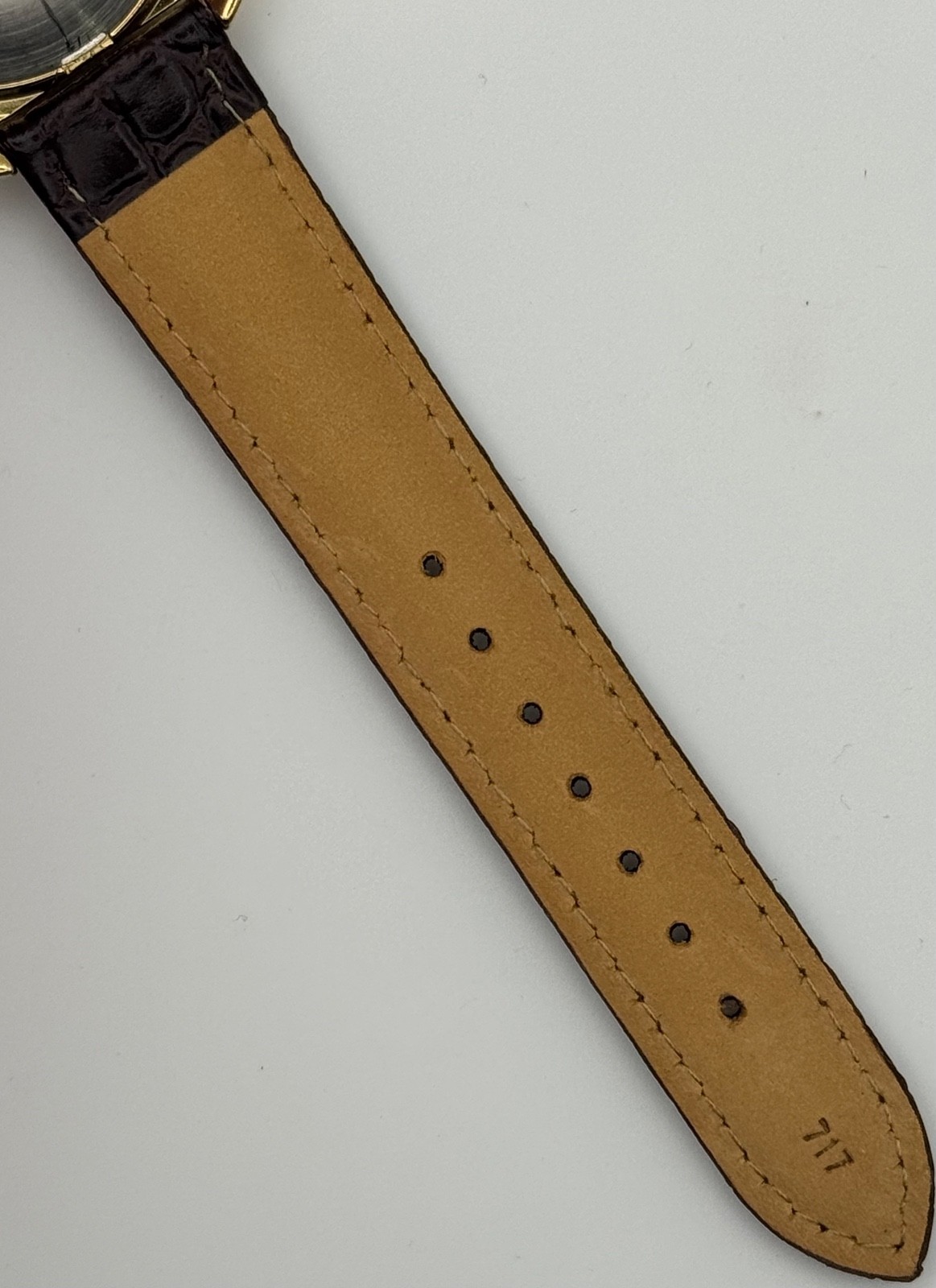 ~1977 Vintage Timex Men’s Dynabeat Electric Gold-Tone Watch w/NEW BAND – RUNS!