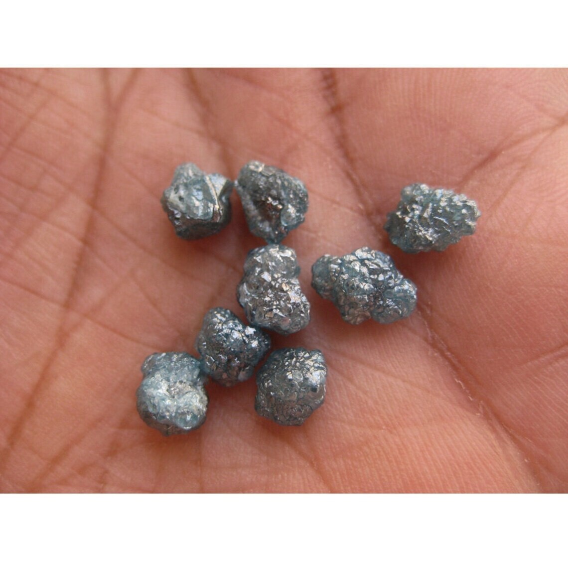 Natural Rough BLUE DIAMOND 1.00 CARAT 3.50MM TO 4.00MM (APPROX) 2-3PCS DIAMONDS