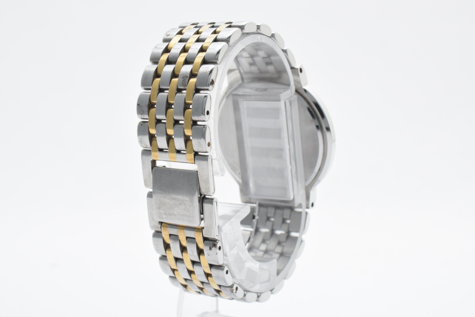 SEIKO Session 8N41-7010 Quartz Two-Tone Analog Bracelet Watch Silver Dial 34mm