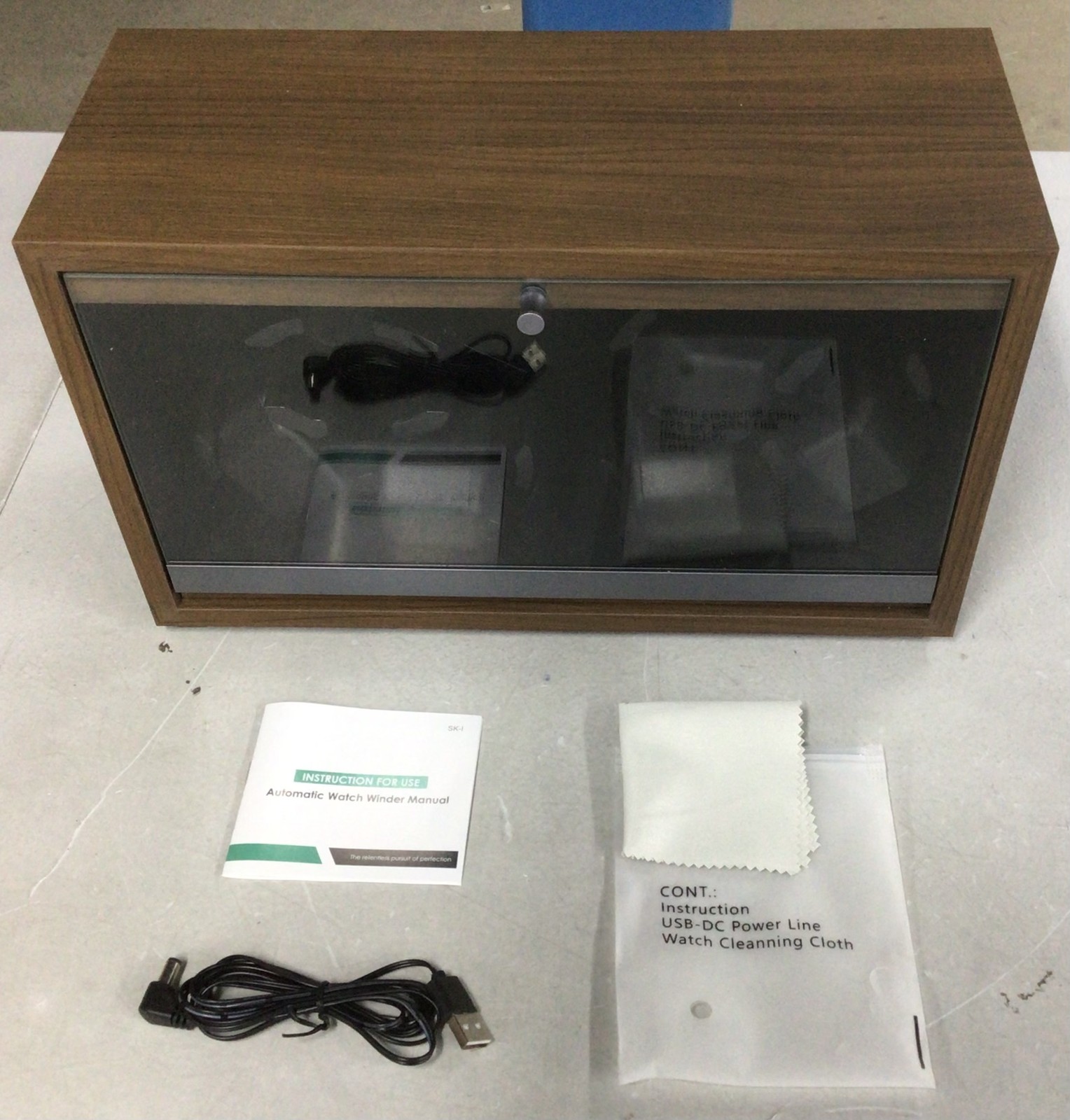 Automatic Watch Winder SKW168 Wood Grain Winders Holders Quiet