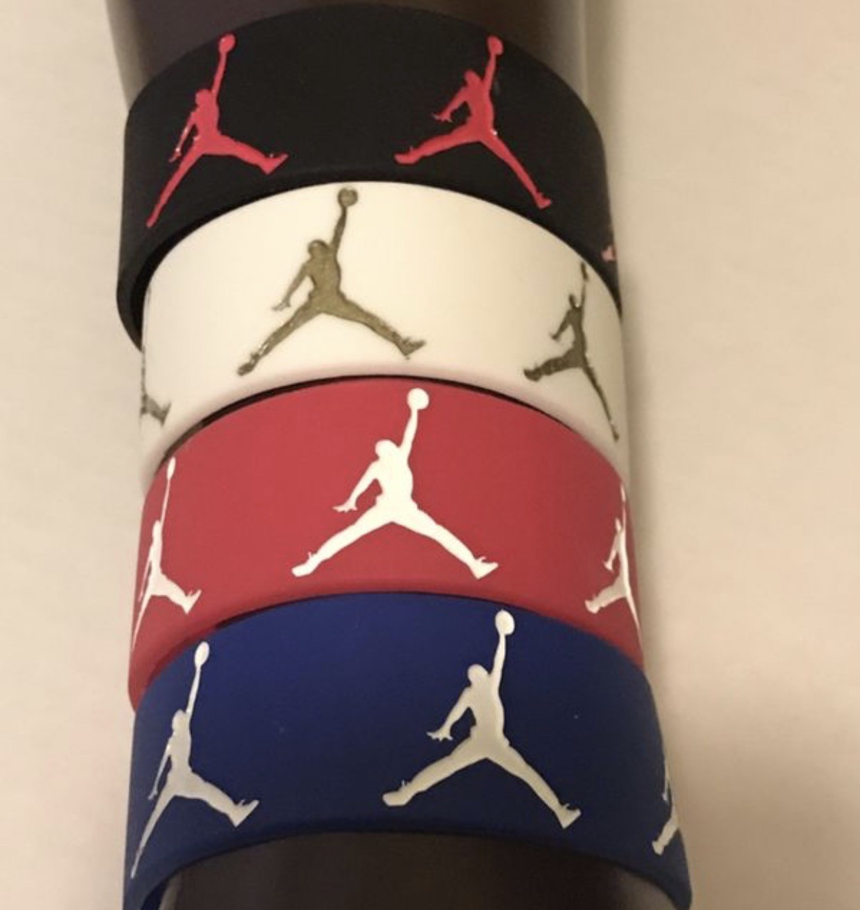 1 (One) Nike Jordan Sport Baller Band Silicone Rubber Wristband Bracelet