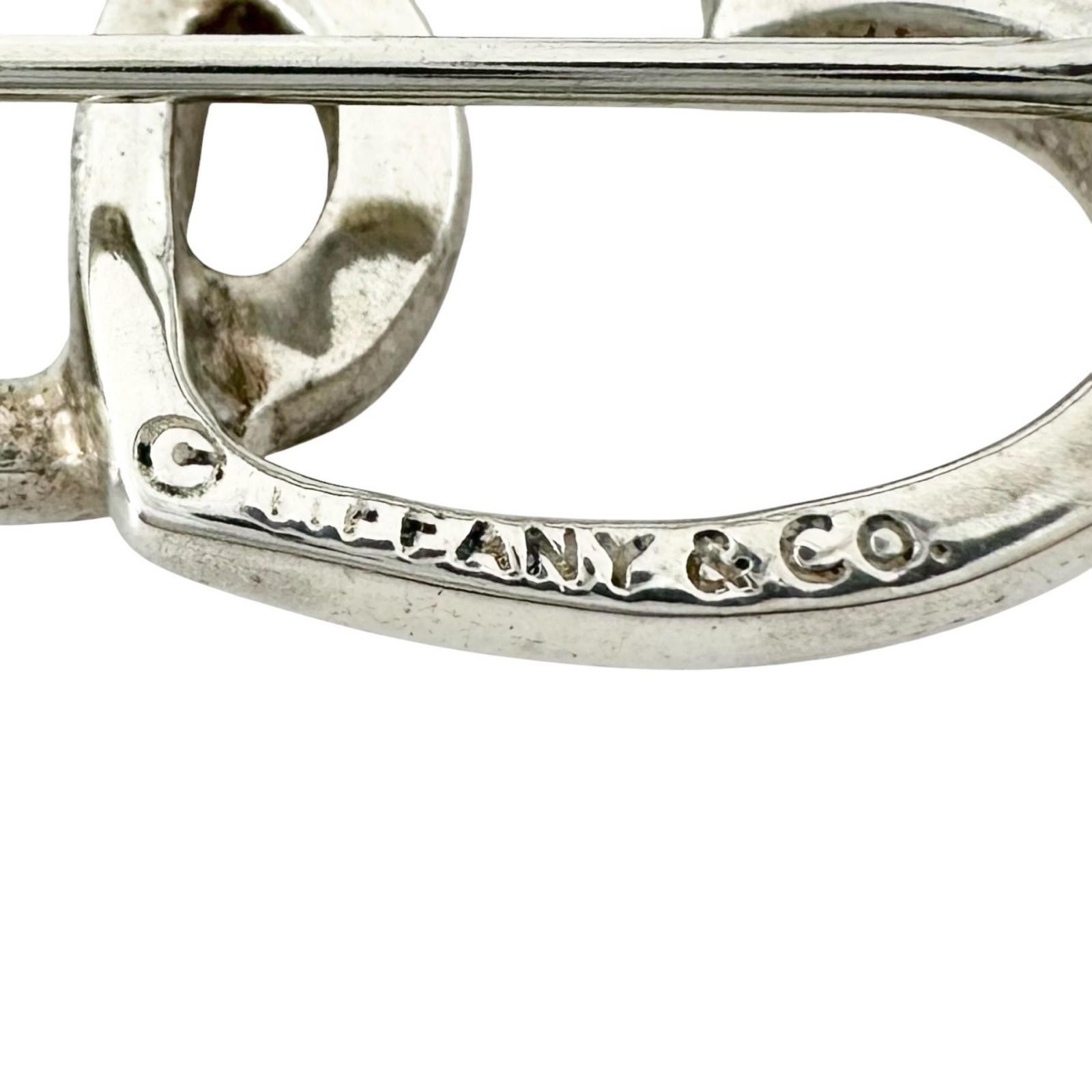 TIFFANY&Co. Triple heart Brooch Silver925 Women